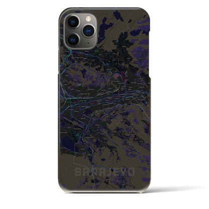 【サラエヴォ（ボスニア・ヘルツェゴビナ）】地図柄iPhoneケース（バックカバータイプ）