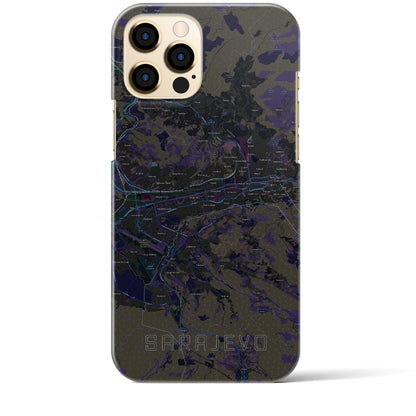 【サラエヴォ（ボスニア・ヘルツェゴビナ）】地図柄iPhoneケース（バックカバータイプ）