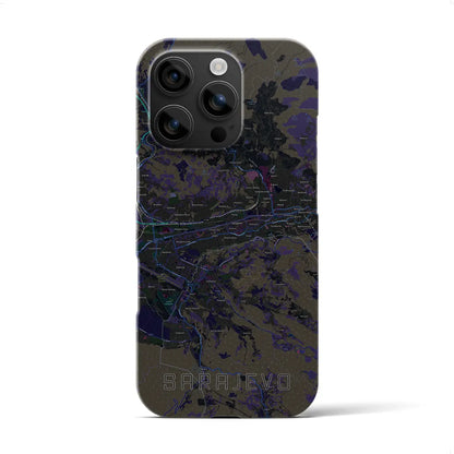 【サラエヴォ（ボスニア・ヘルツェゴビナ）】地図柄iPhoneケース（バックカバータイプ）