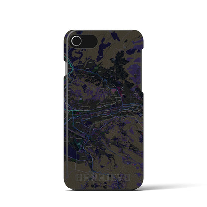 【サラエヴォ（ボスニア・ヘルツェゴビナ）】地図柄iPhoneケース（バックカバータイプ）