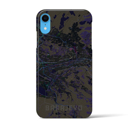 【サラエヴォ（ボスニア・ヘルツェゴビナ）】地図柄iPhoneケース（バックカバータイプ）