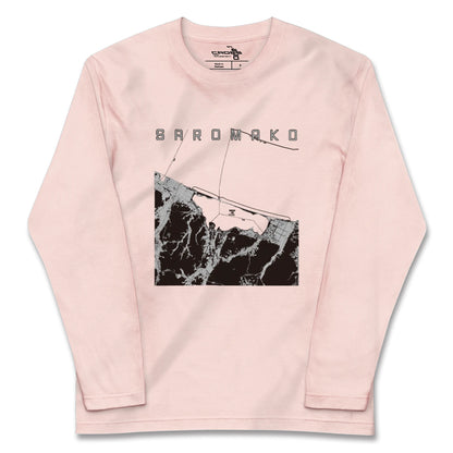 【サロマ湖（北海道）】地図柄ロングスリーブTシャツ
