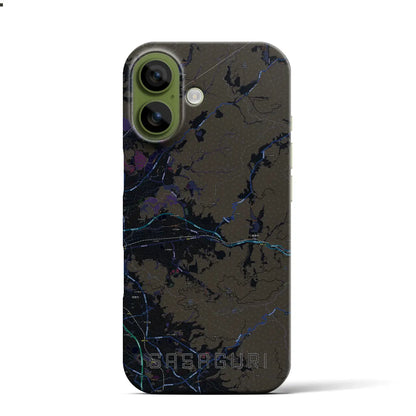 【篠栗（福岡県）】地図柄iPhoneケース（バックカバータイプ）