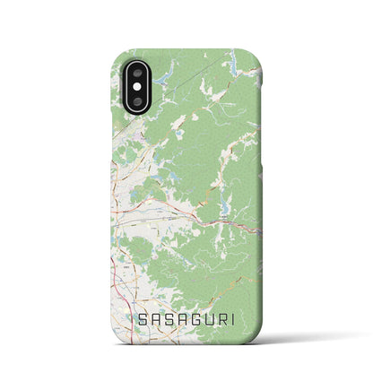 【篠栗（福岡県）】地図柄iPhoneケース（バックカバータイプ）