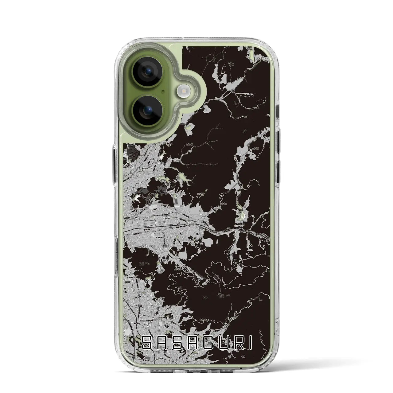 【篠栗（福岡県）】地図柄iPhoneケース（MagSafeタイプ）