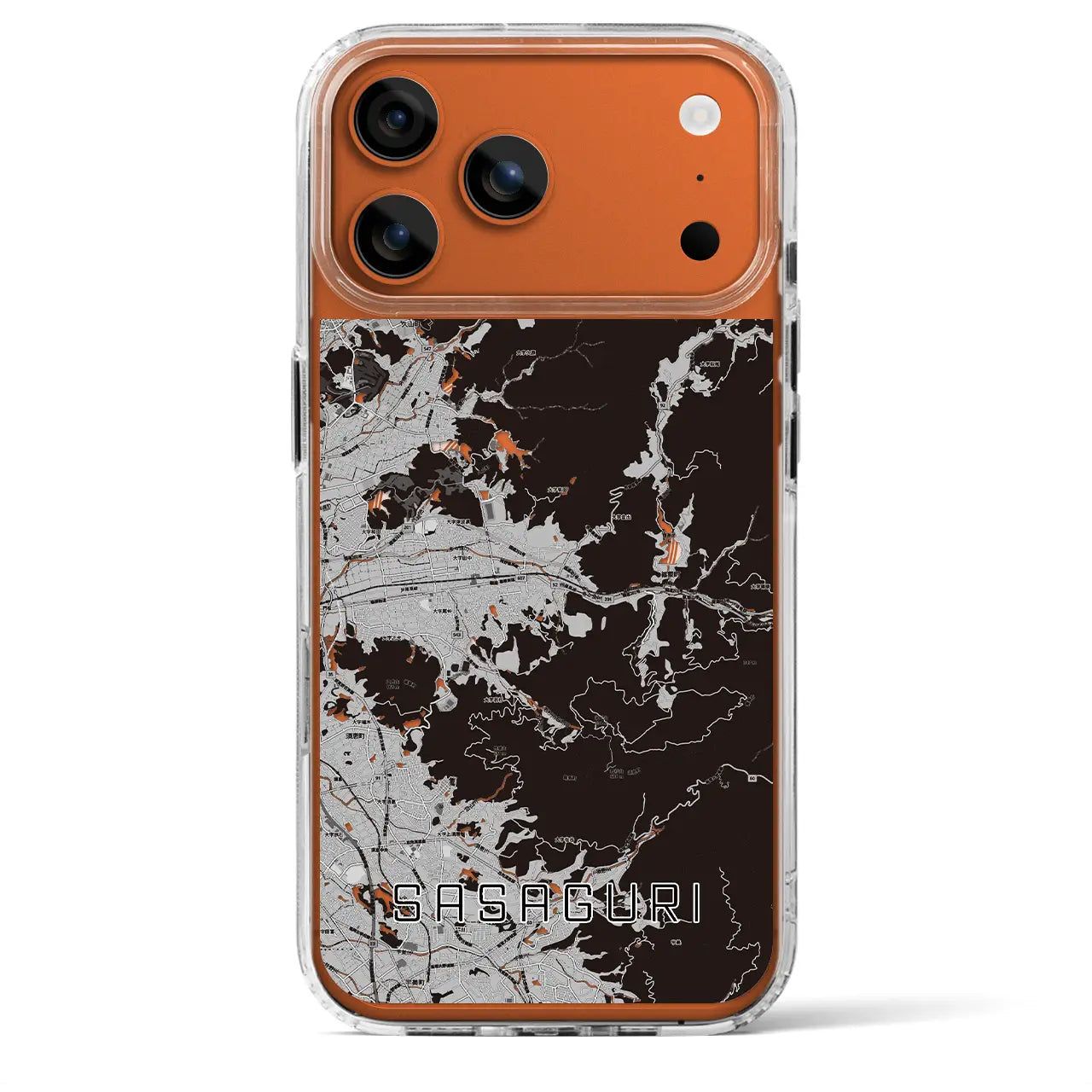 【篠栗（福岡県）】地図柄iPhoneケース（MagSafeタイプ）