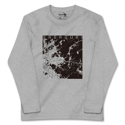 【篠栗（福岡県）】地図柄ロングスリーブTシャツ