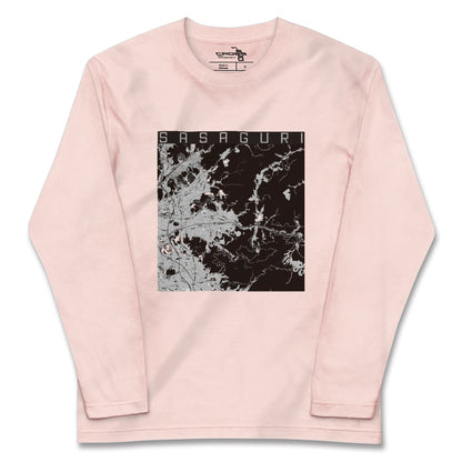 【篠栗（福岡県）】地図柄ロングスリーブTシャツ