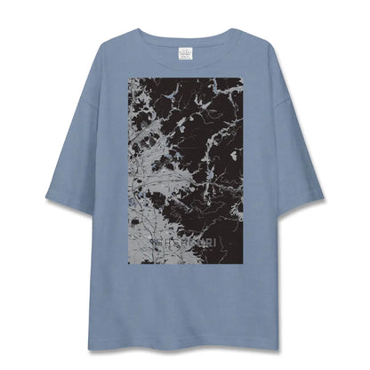 【篠栗（福岡県）】地図柄ビッグシルエットTシャツ