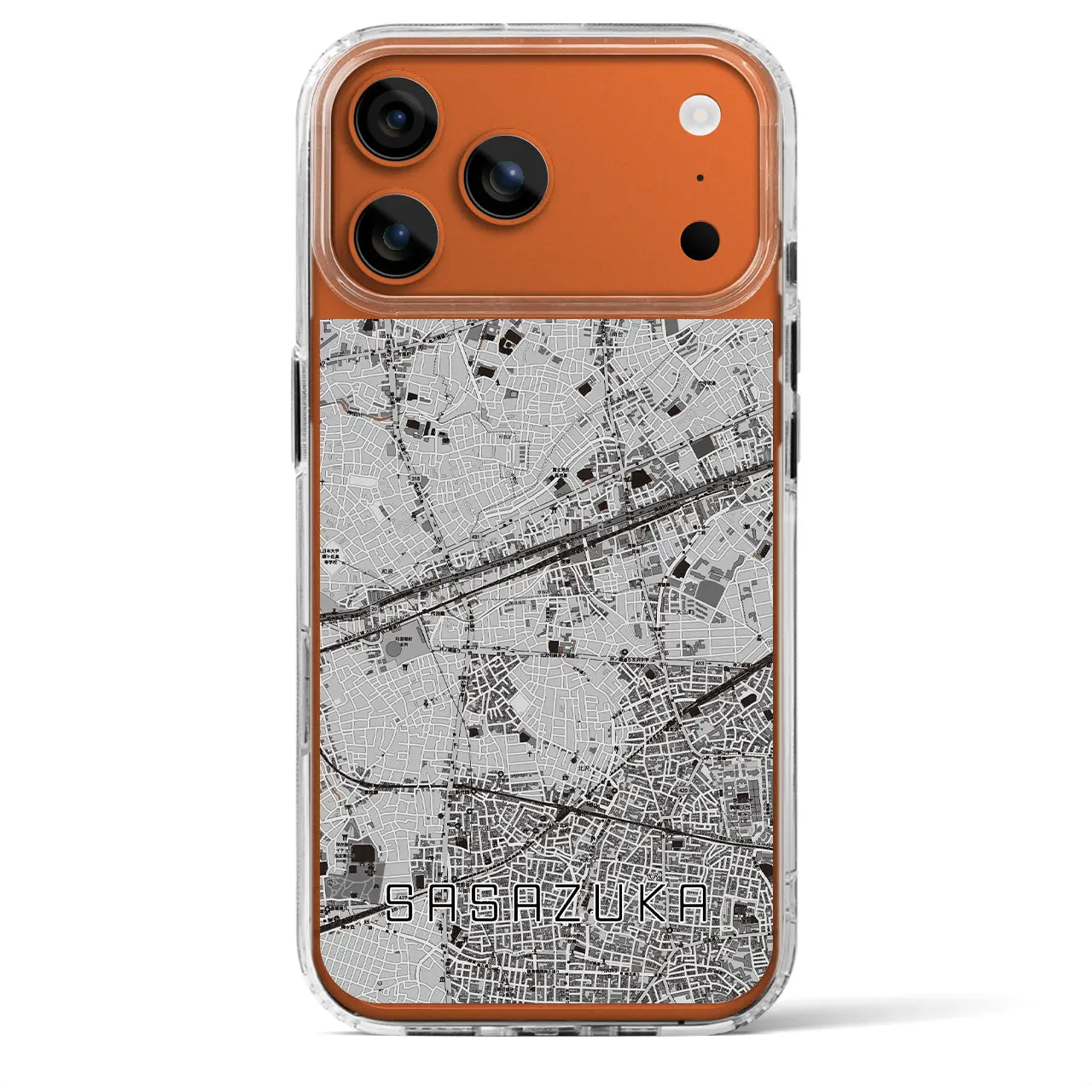 【笹塚（東京都）】地図柄iPhoneケース（MagSafeタイプ）