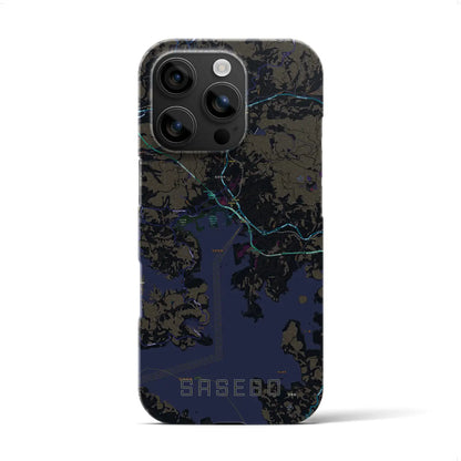 【佐世保（長崎県）】地図柄iPhoneケース（バックカバータイプ）