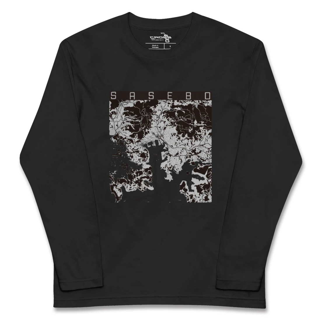 【佐世保（長崎県）】地図柄ロングスリーブTシャツ