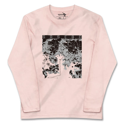 【佐世保（長崎県）】地図柄ロングスリーブTシャツ