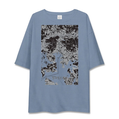 【佐世保（長崎県）】地図柄ビッグシルエットTシャツ