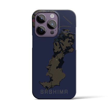 【佐島（愛媛県）】地図柄iPhoneケース（バックカバータイプ）