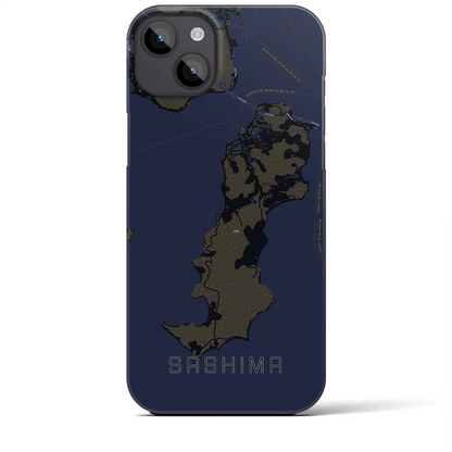 【佐島（愛媛県）】地図柄iPhoneケース（バックカバータイプ）