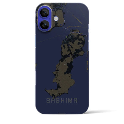 【佐島（愛媛県）】地図柄iPhoneケース（バックカバータイプ）