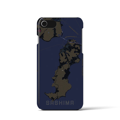 【佐島（愛媛県）】地図柄iPhoneケース（バックカバータイプ）