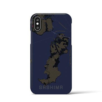 【佐島（愛媛県）】地図柄iPhoneケース（バックカバータイプ）