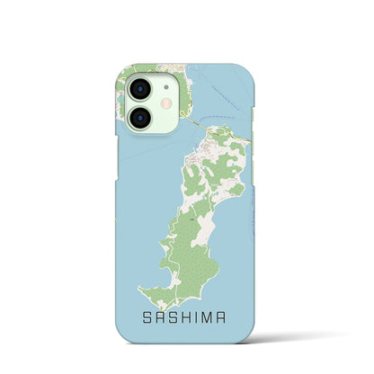 【佐島（愛媛県）】地図柄iPhoneケース（バックカバータイプ）