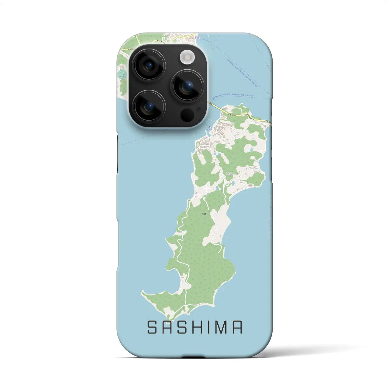 【佐島（愛媛県）】地図柄iPhoneケース（バックカバータイプ）