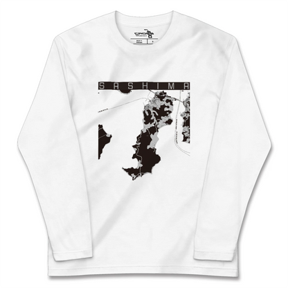 【佐島（愛媛県）】地図柄ロングスリーブTシャツ