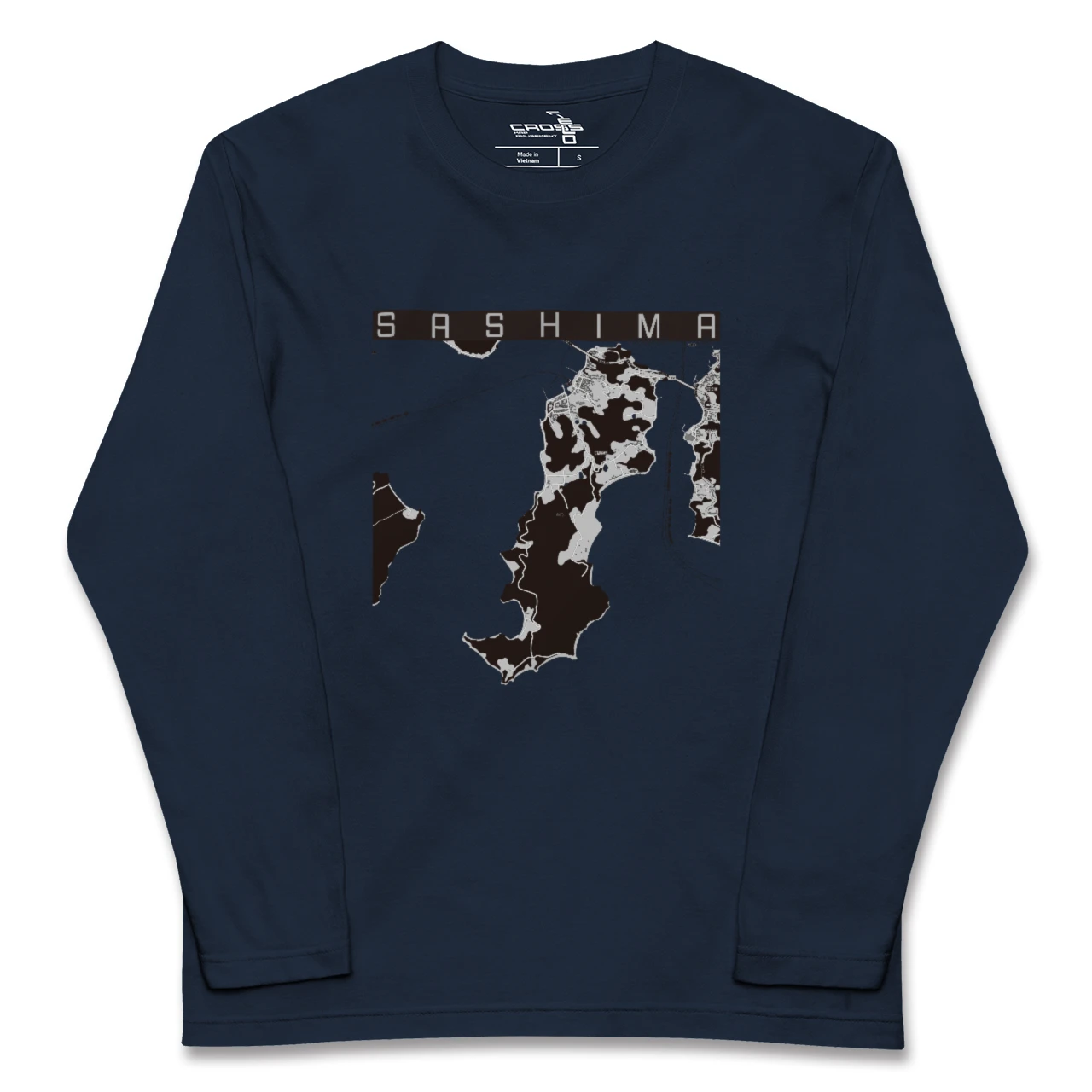 【佐島（愛媛県）】地図柄ロングスリーブTシャツ