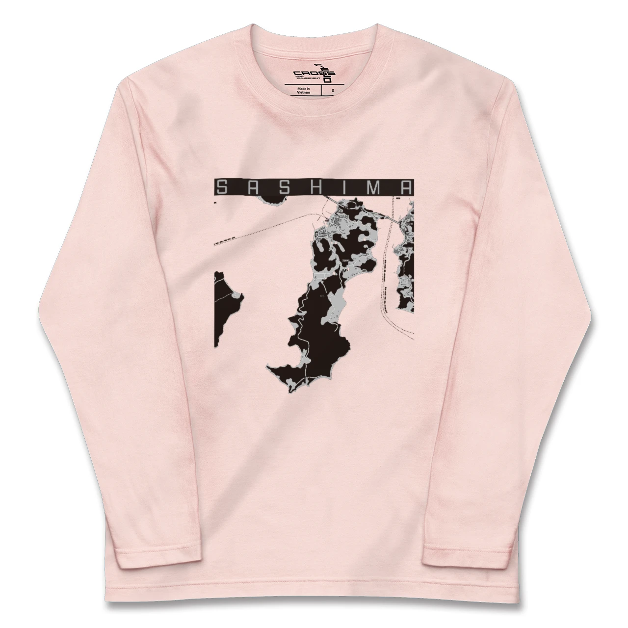 【佐島（愛媛県）】地図柄ロングスリーブTシャツ