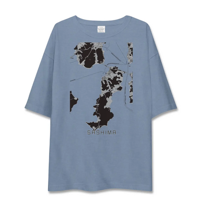 【佐島（愛媛県）】地図柄ビッグシルエットTシャツ
