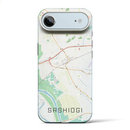 【指扇（埼玉県）】地図柄iPhoneケース（バックカバータイプ）