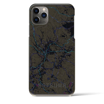 【さつま（鹿児島県）】地図柄iPhoneケース（バックカバータイプ）