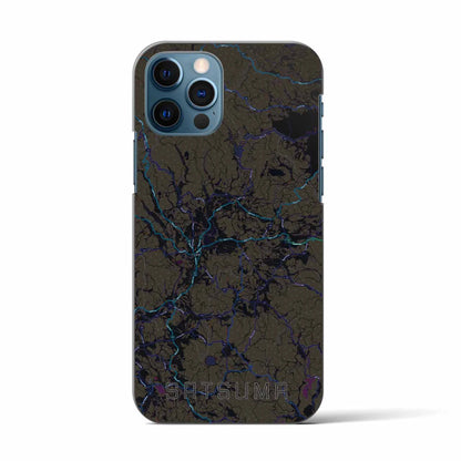 【さつま（鹿児島県）】地図柄iPhoneケース（バックカバータイプ）