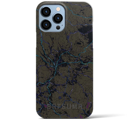 【さつま（鹿児島県）】地図柄iPhoneケース（バックカバータイプ）