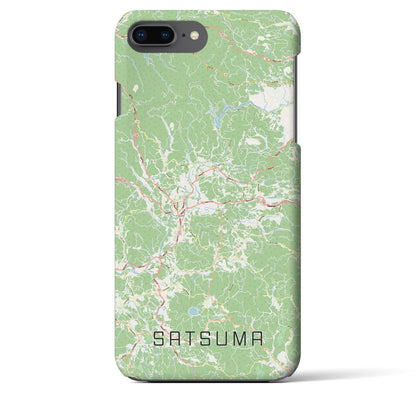 【さつま（鹿児島県）】地図柄iPhoneケース（バックカバータイプ）