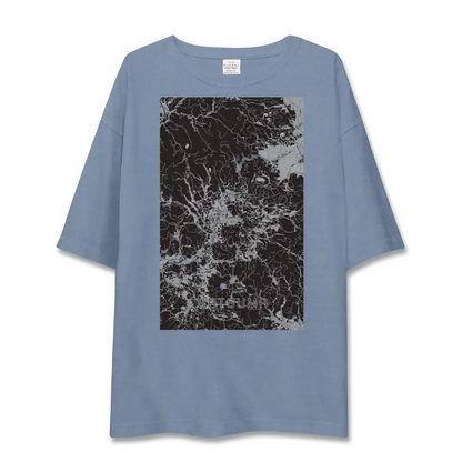 【さつま（鹿児島県）】地図柄ビッグシルエットTシャツ