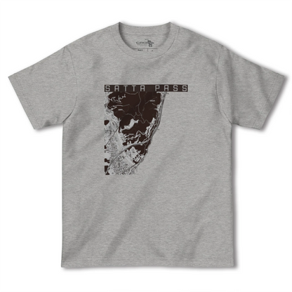 【薩埵峠（静岡県）】地図柄ヘビーウェイトTシャツ