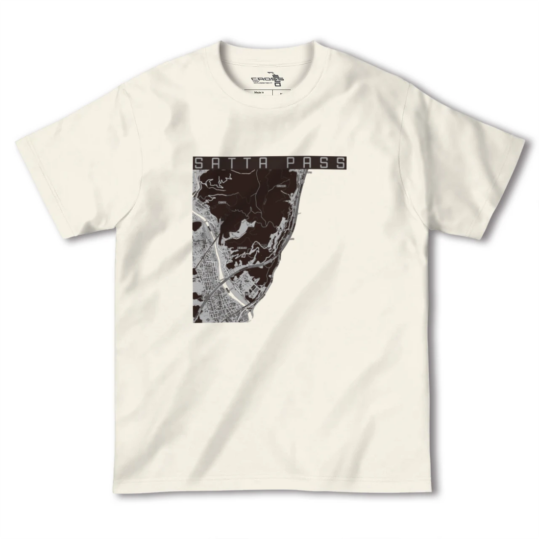 【薩埵峠(静岡県)】地図柄ヘビーウェイトTシャツ