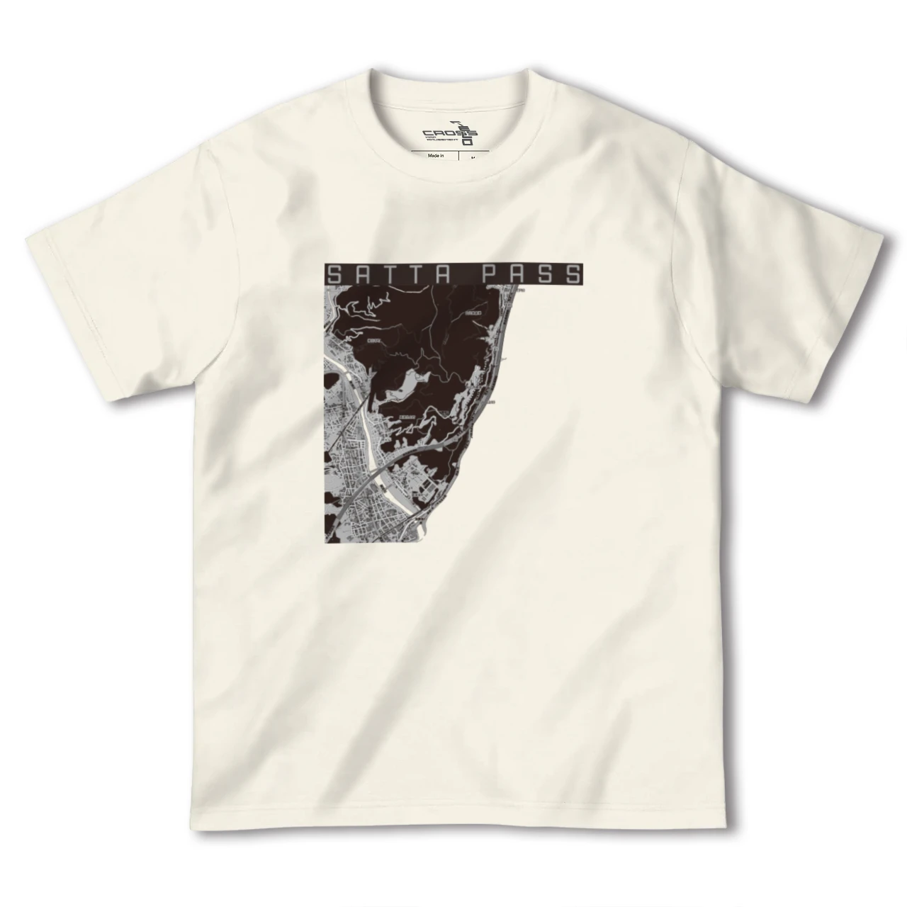 【薩埵峠（静岡県）】地図柄ヘビーウェイトTシャツ