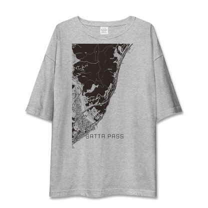 【薩埵峠（静岡県）】地図柄ビッグシルエットTシャツ