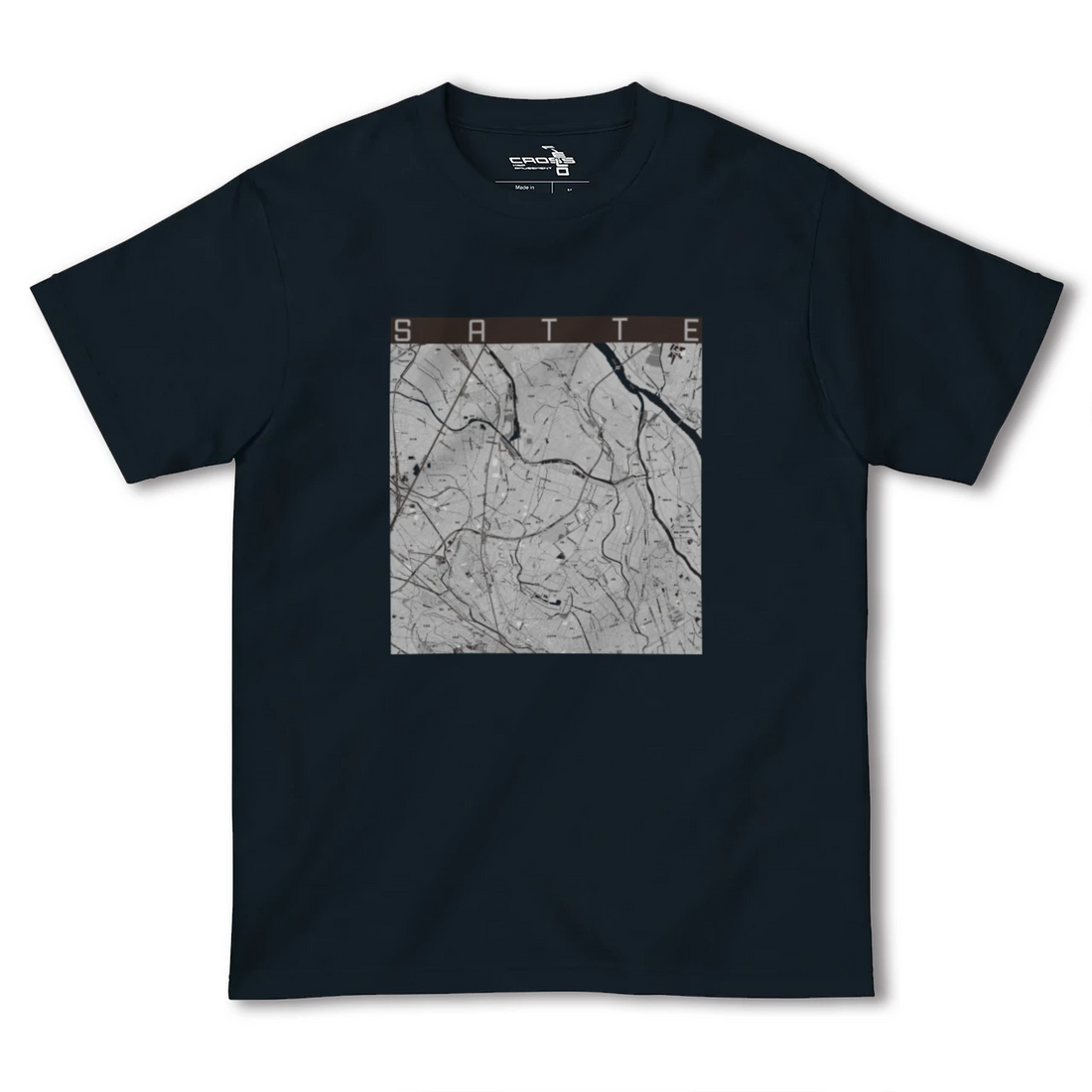 【幸手(埼玉県)】地図柄ヘビーウェイトTシャツ