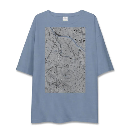 【幸手（埼玉県）】地図柄ビッグシルエットTシャツ