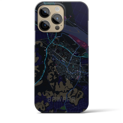 【佐原（千葉県）】地図柄iPhoneケース（バックカバータイプ）