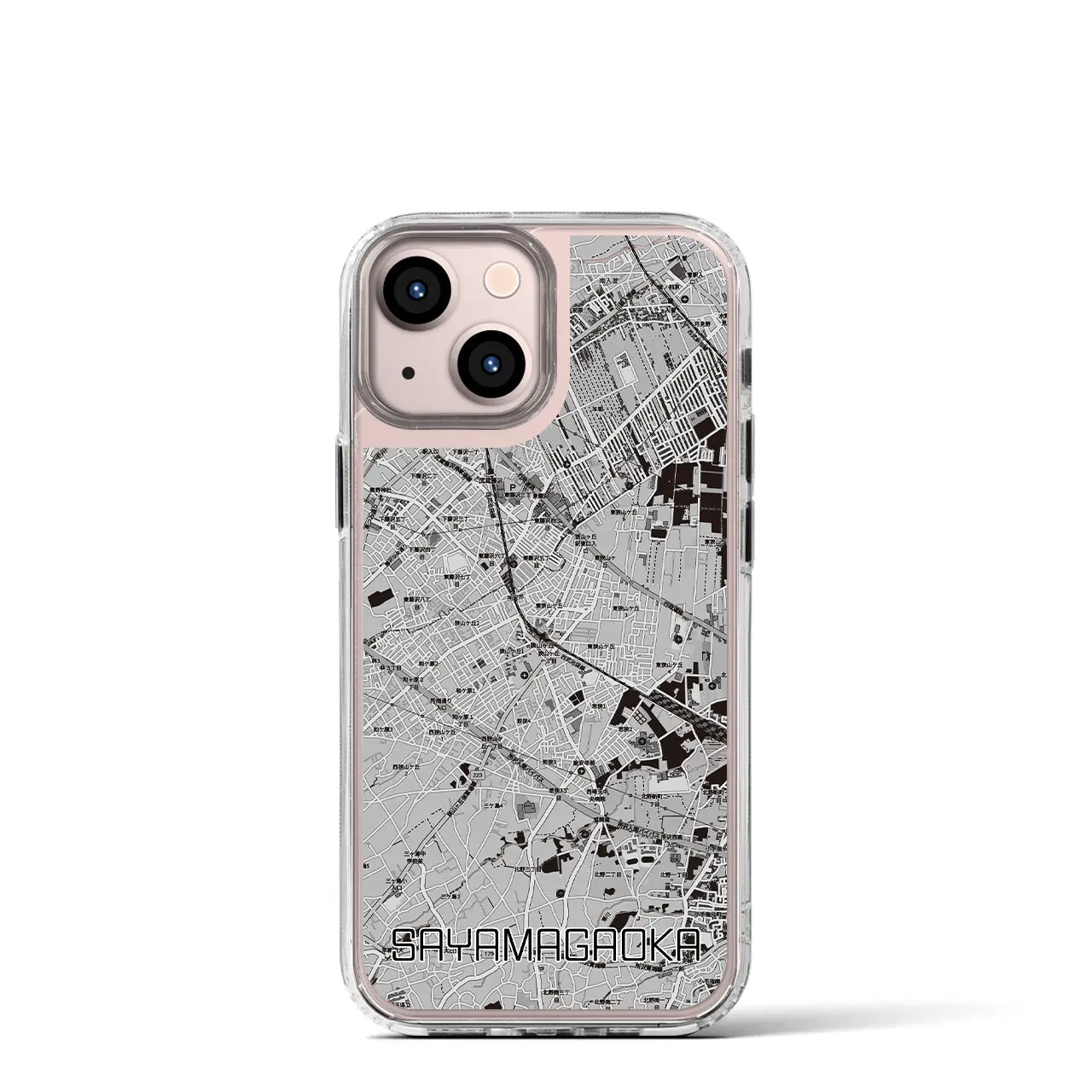 【狭山ヶ丘（埼玉県）】地図柄iPhoneケース（MagSafeタイプ）