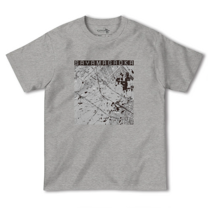 【狭山ヶ丘（埼玉県）】地図柄ヘビーウェイトTシャツ