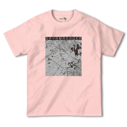 【狭山ヶ丘（埼玉県）】地図柄ヘビーウェイトTシャツ