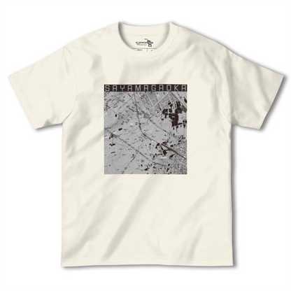 【狭山ヶ丘（埼玉県）】地図柄ヘビーウェイトTシャツ