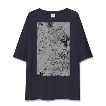 【狭山ヶ丘（埼玉県）】地図柄ビッグシルエットTシャツ