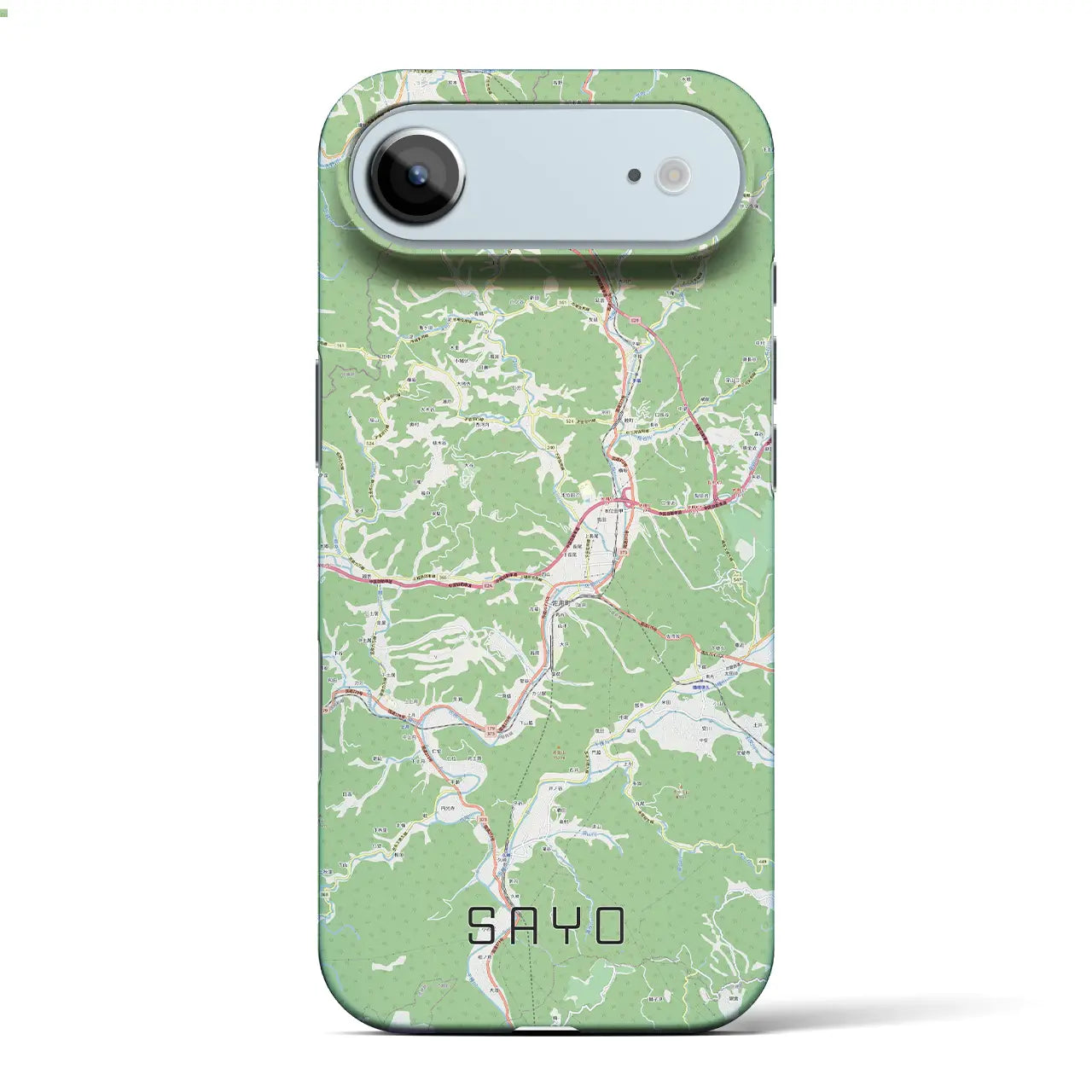 【佐用（兵庫県）】地図柄iPhoneケース（バックカバータイプ）