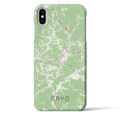 【佐用（兵庫県）】地図柄iPhoneケース（バックカバータイプ）