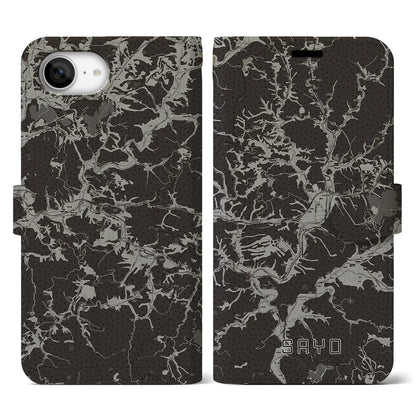 【佐用（兵庫県）】地図柄iPhoneケース（手帳タイプ）